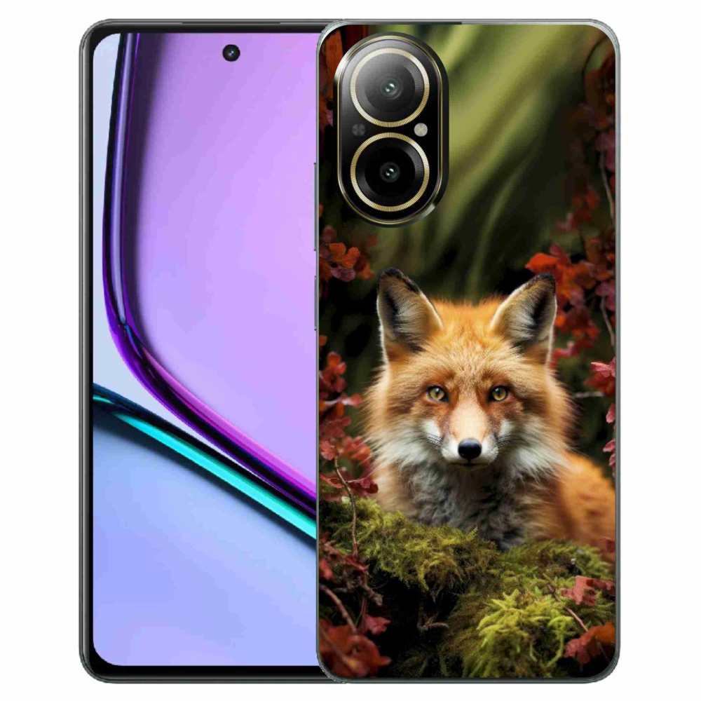 Gelový kryt mmCase na Realme C67 - liška v lese