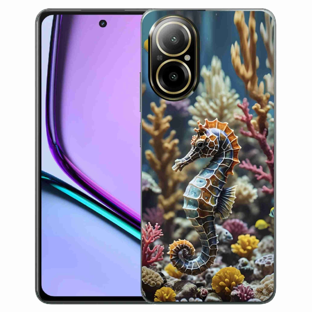 Gelový kryt mmCase na Realme C67 - mořský koník 2