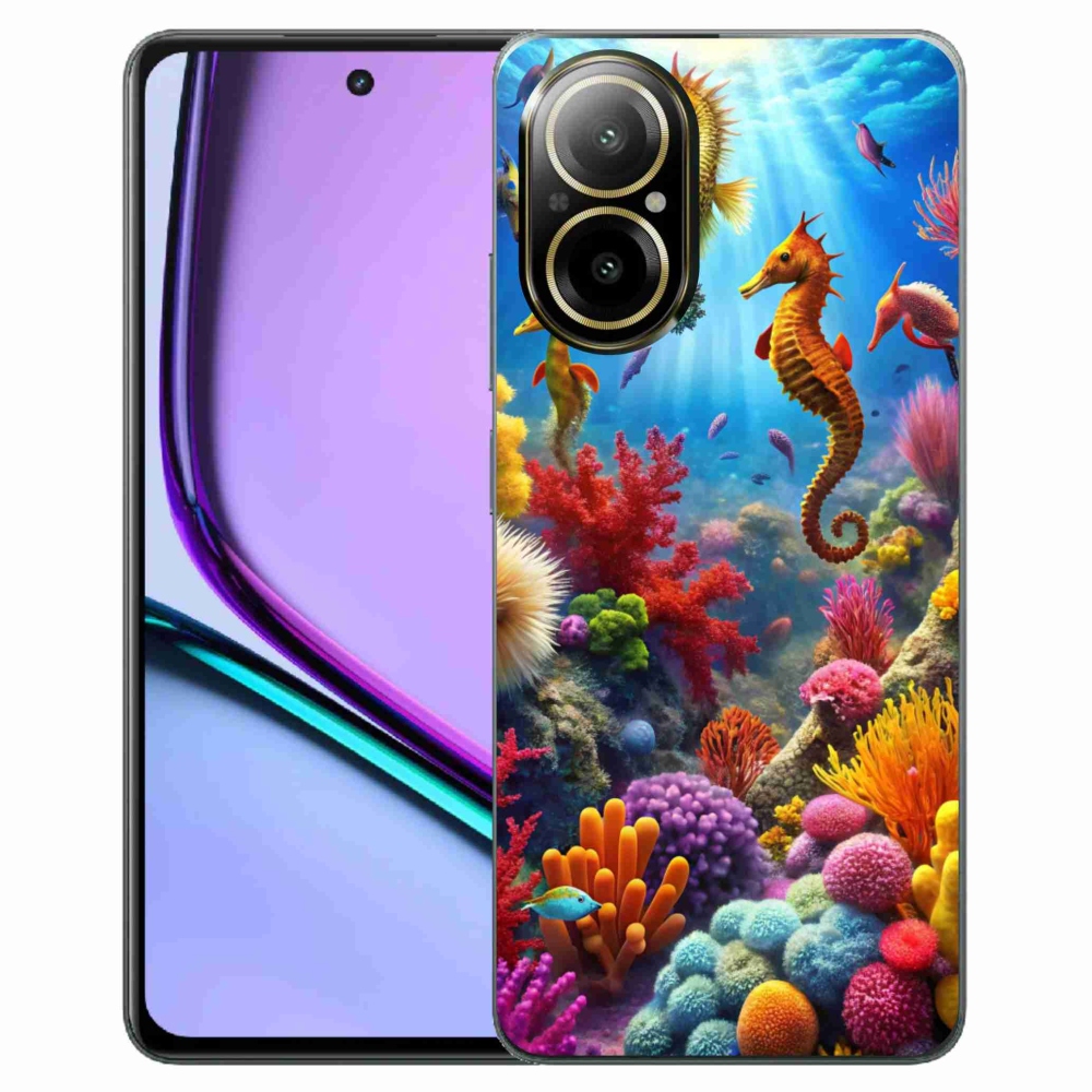 Gelový kryt mmCase na Realme C67 - mořský svět 3