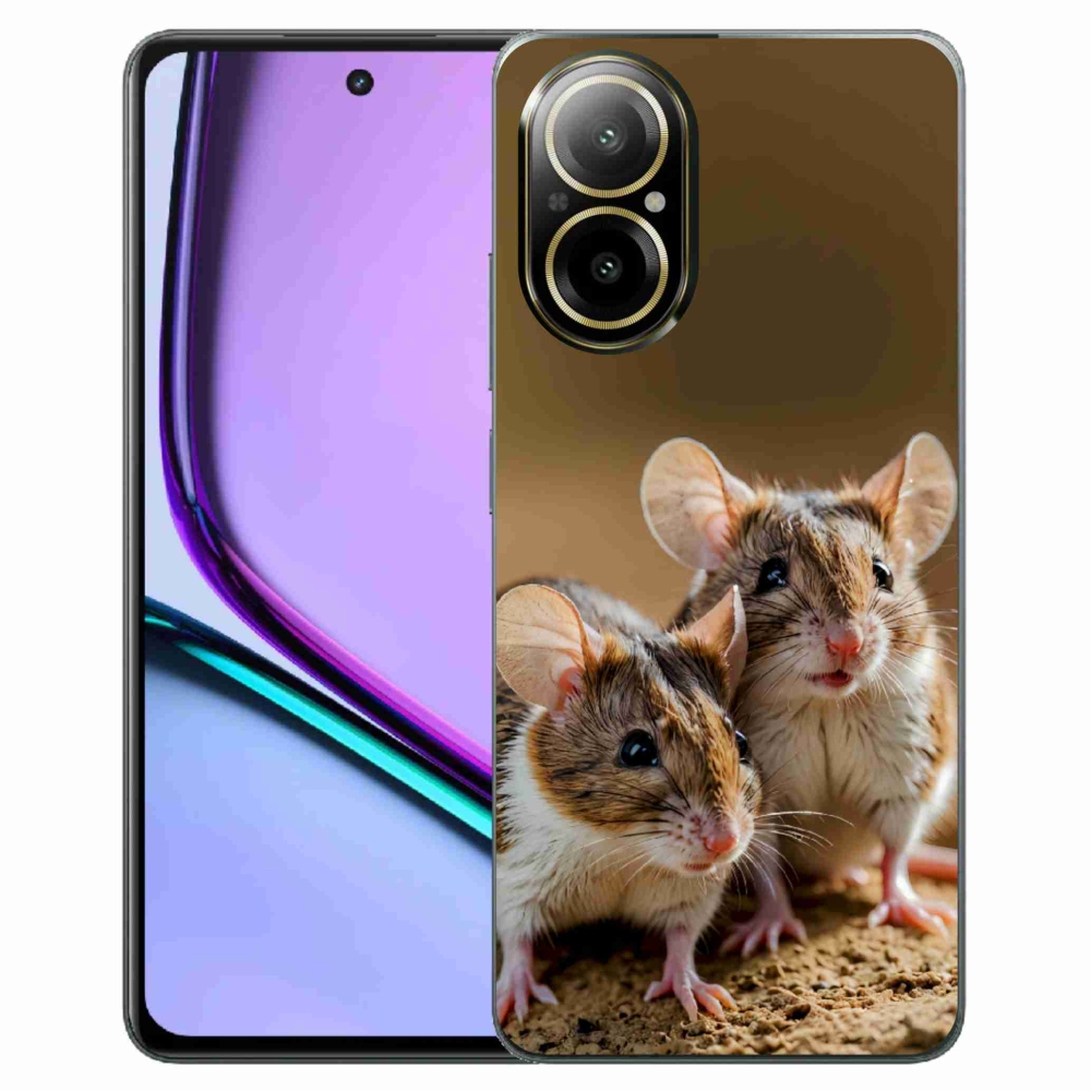 Gelový kryt mmCase na Realme C67 - myší duo