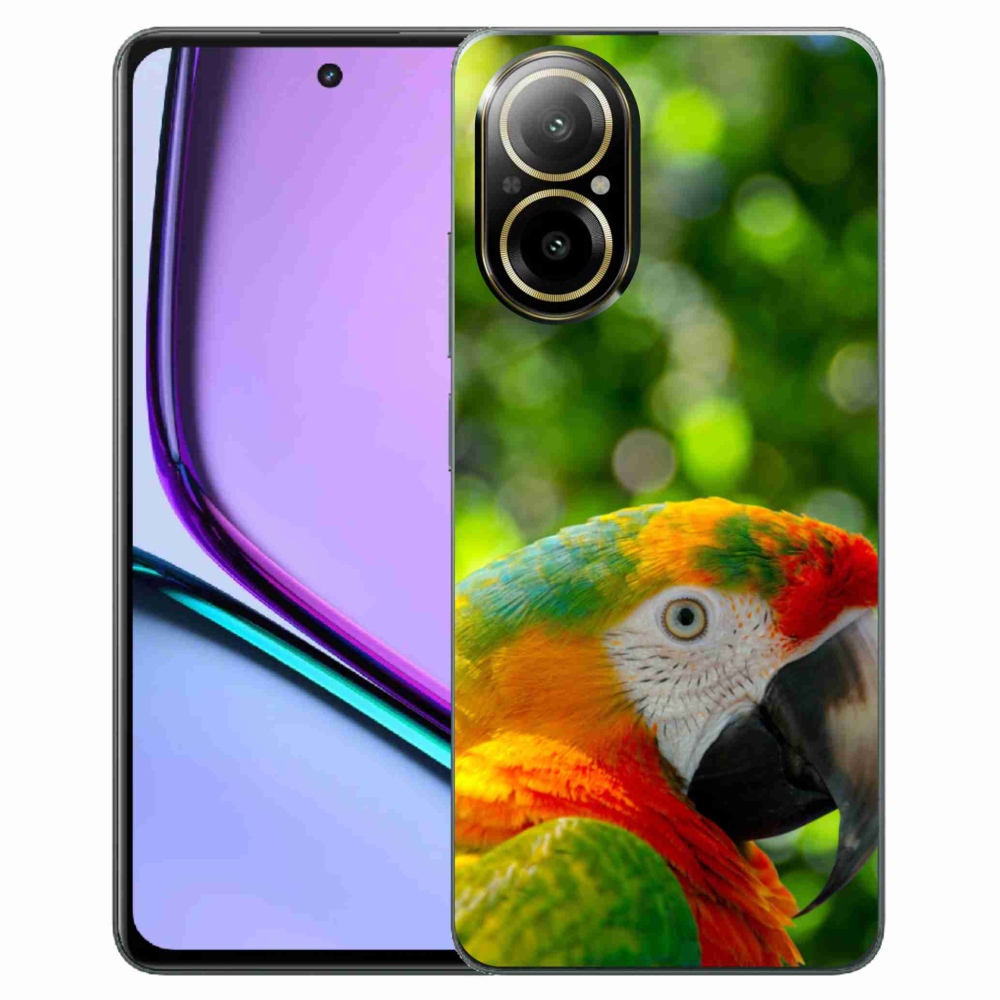 Gelový kryt mmCase na Realme C67 - papoušek ara 3