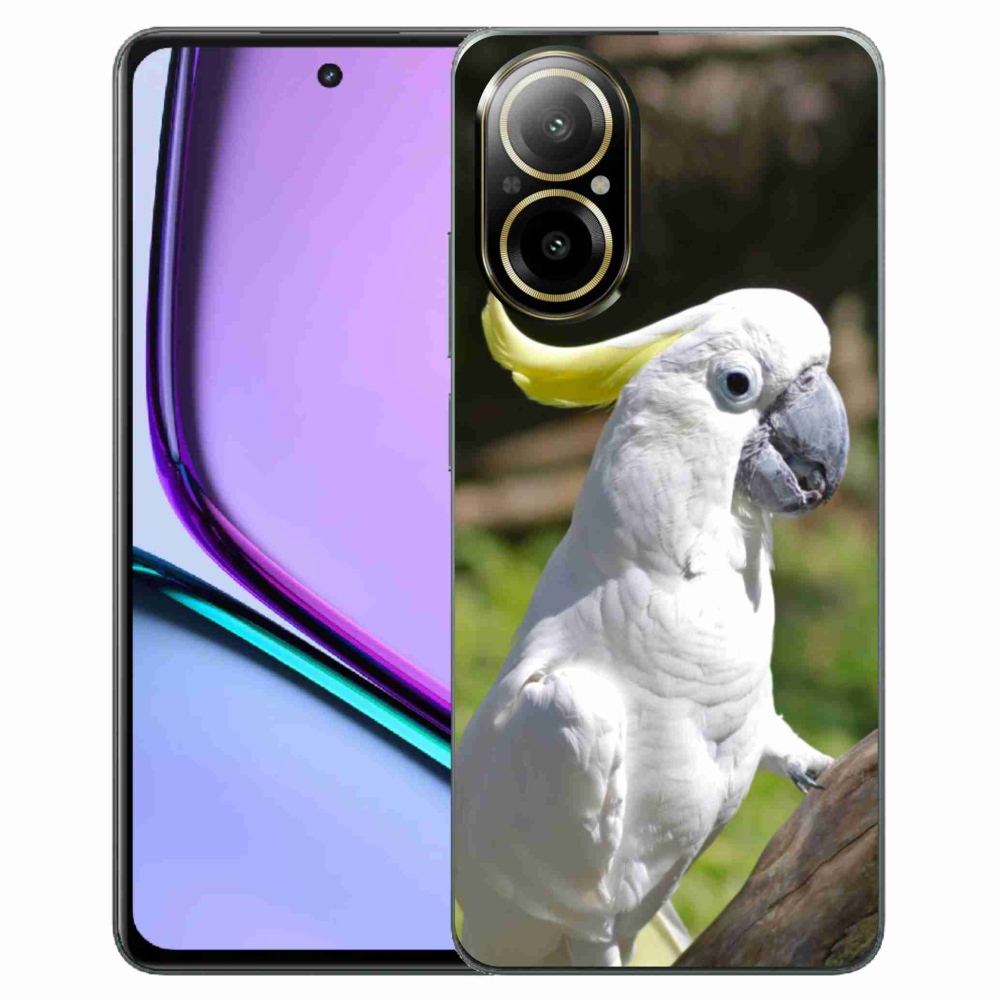 Gelový kryt mmCase na Realme C67 - papoušek kakadu 2