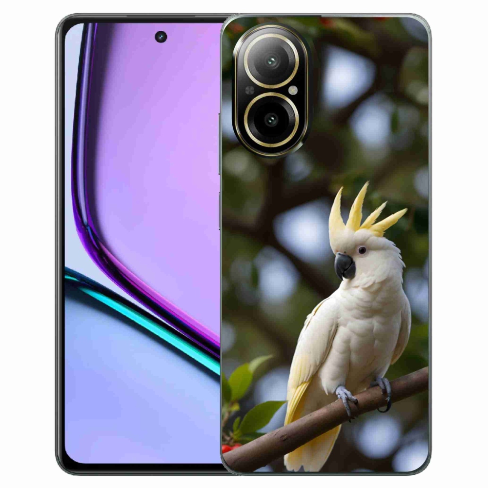 Gelový kryt mmCase na Realme C67 - papoušek kakadu 3