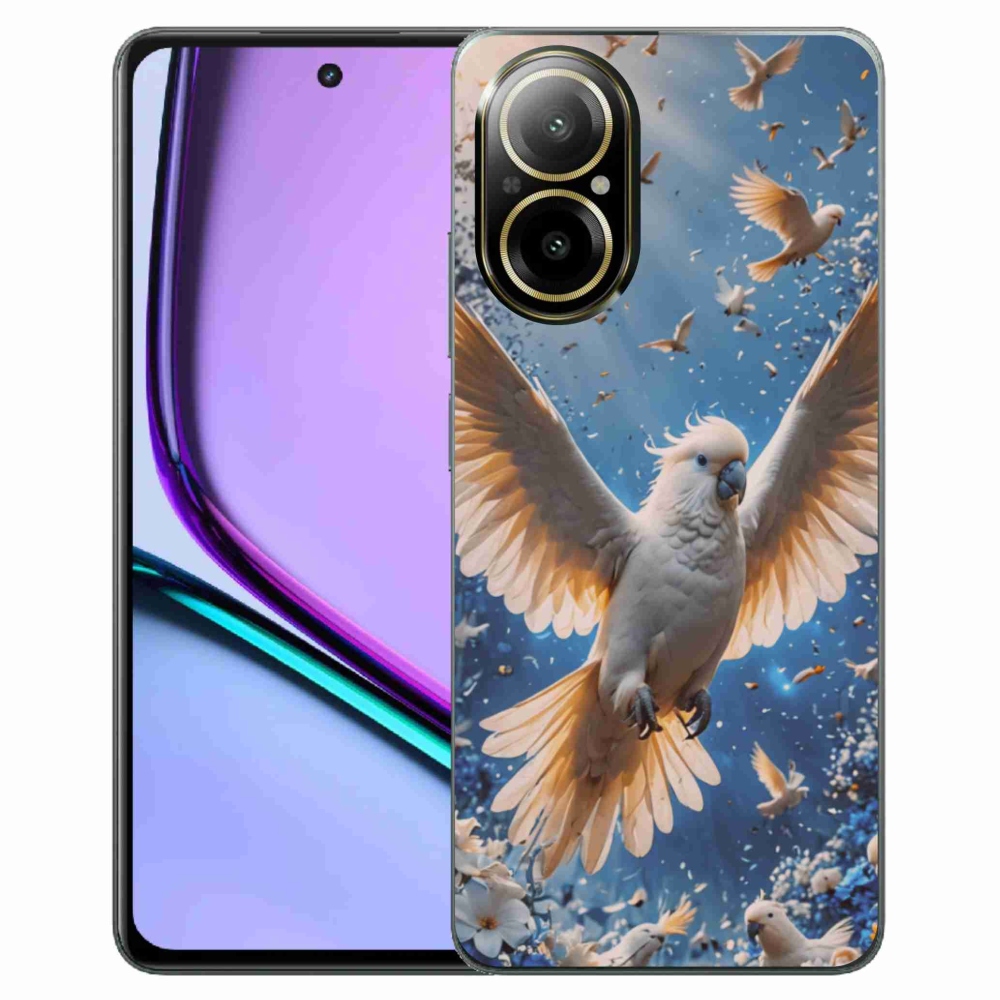 Gelový kryt mmCase na Realme C67 - papoušek kakadu