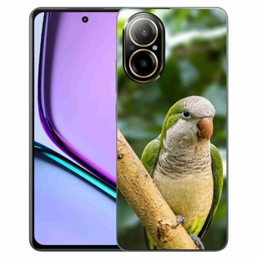 Gelový kryt mmCase na Realme C67 - papoušek mníšek