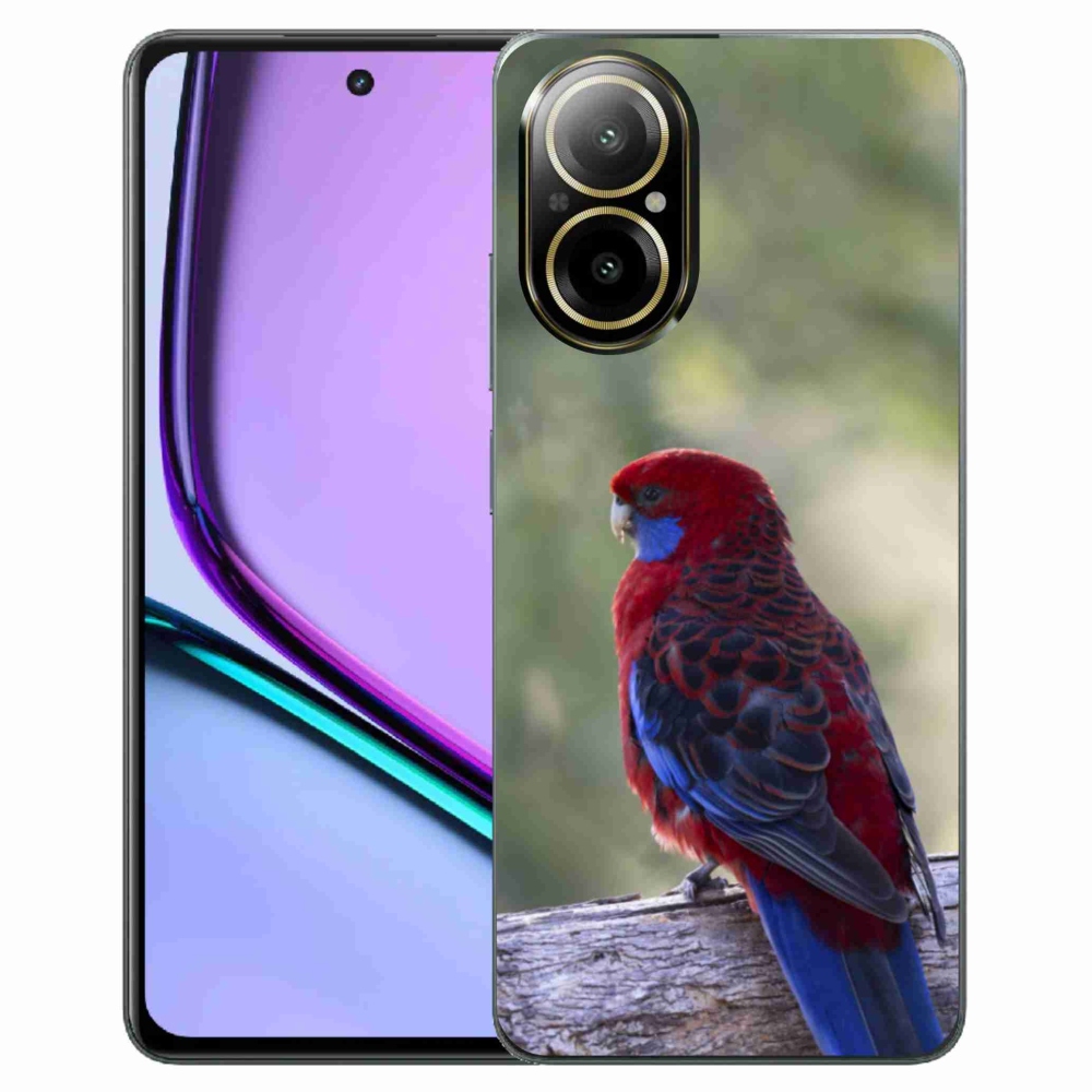Gelový kryt mmCase na Realme C67 - papoušek rosela