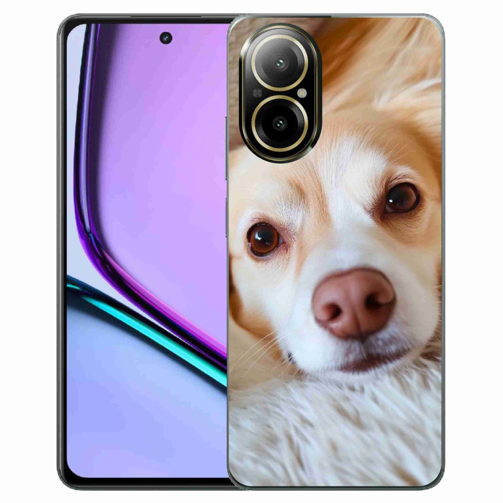 Gelový kryt mmCase na Realme C67 - Roztomilá čivava