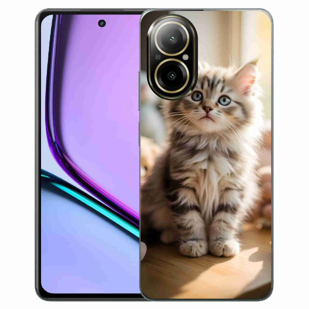 Gelový kryt mmCase na Realme C67 - roztomilé kotě 10