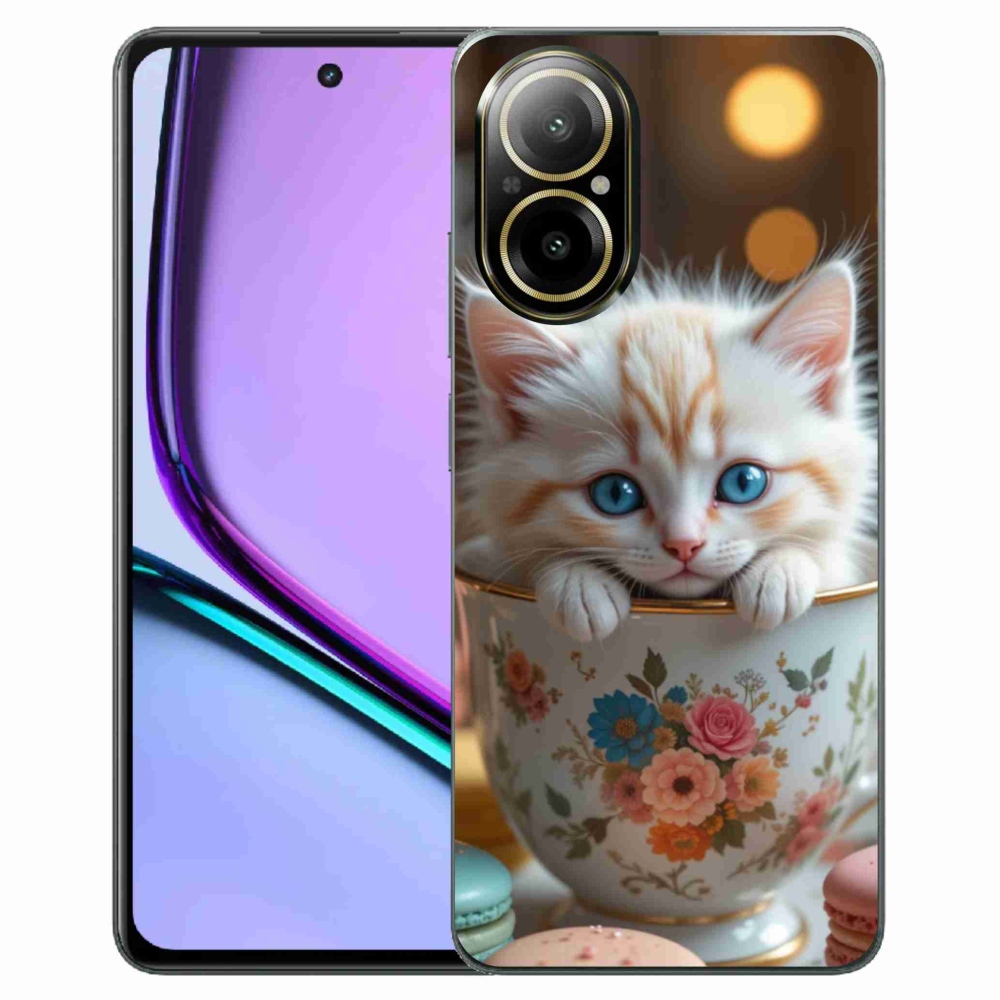 Gelový kryt mmCase na Realme C67 - roztomilé kotě 6