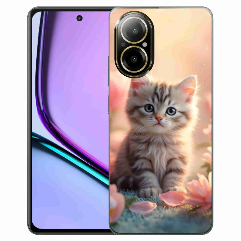 Gelový kryt mmCase na Realme C67 - roztomilé kotě 8