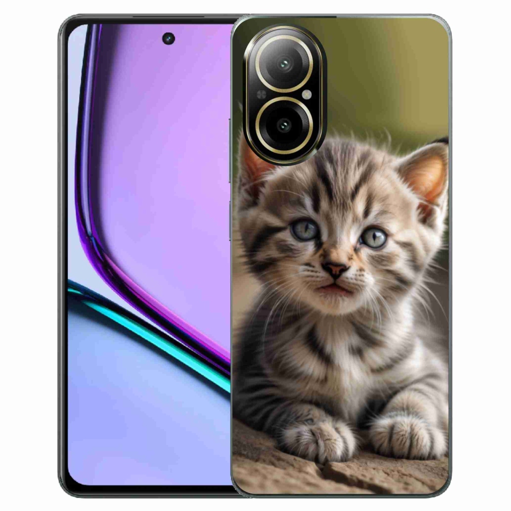 Gelový kryt mmCase na Realme C67 - roztomilé kotě 9