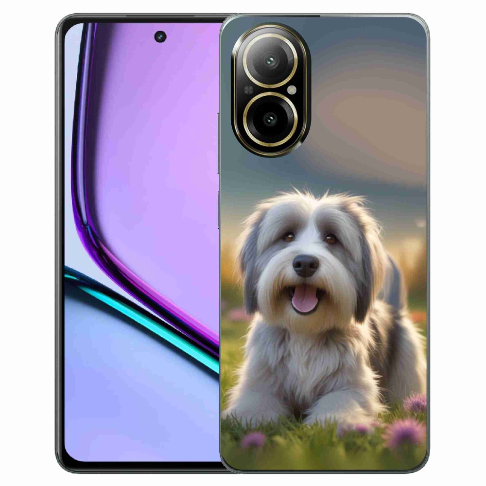 Gelový kryt mmCase na Realme C67 - roztomilý havanský psík