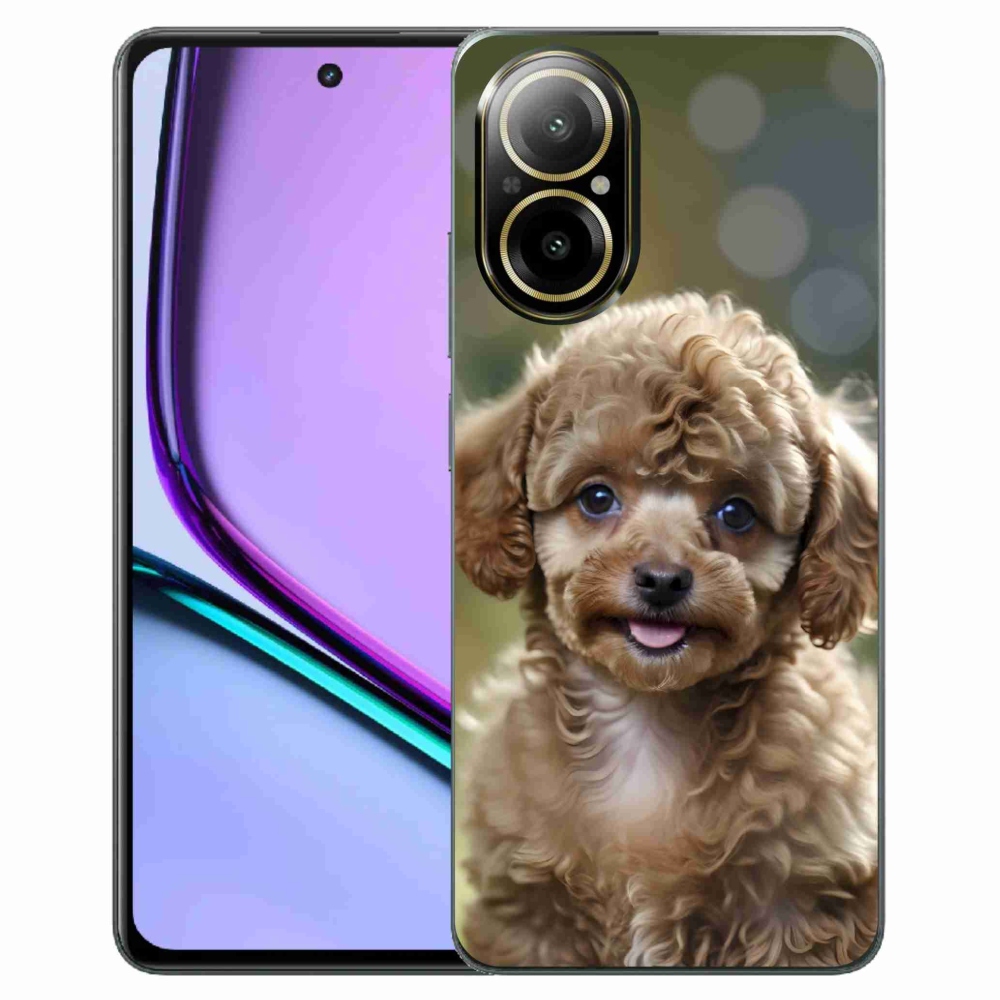 Gelový kryt mmCase na Realme C67 - roztomilý pudl