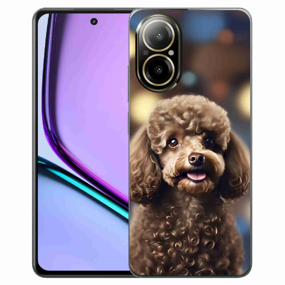Gelový kryt mmCase na Realme C67 - roztomilý pudl