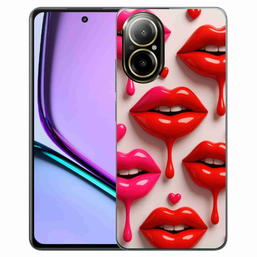Gelový kryt mmCase na Realme C67 - rty 2