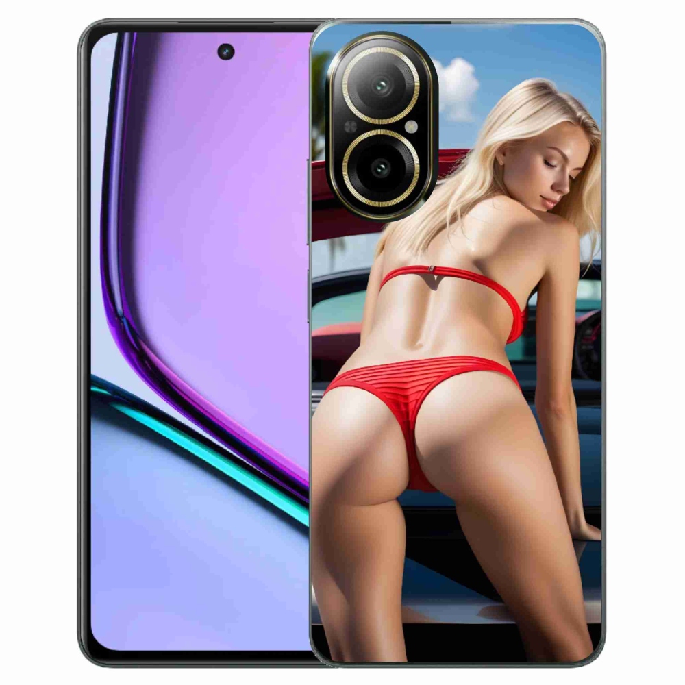 Gelový kryt mmCase na Realme C67 - sexy žena 2