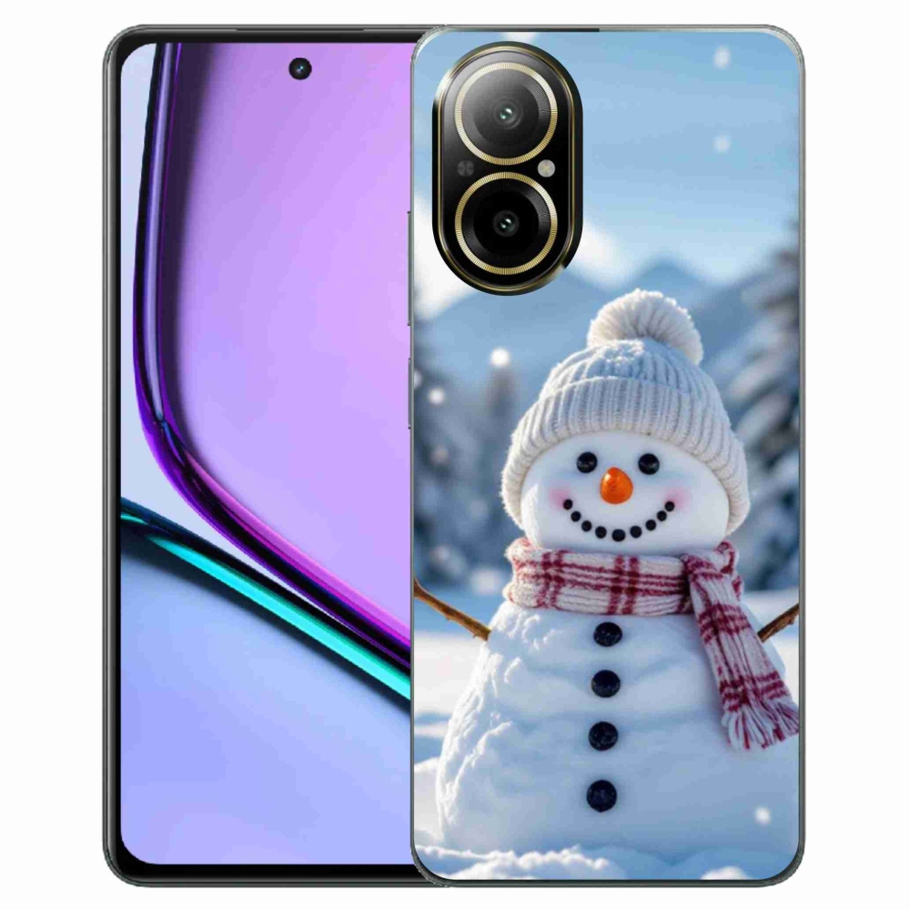 Gelový kryt mmCase na Realme C67 - sněhulák 3