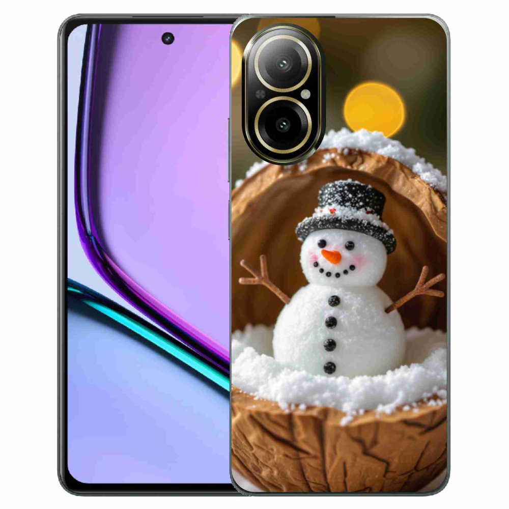 Gelový kryt mmCase na Realme C67 - sněhulák 4