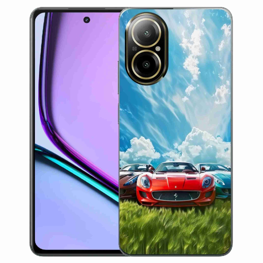 Gelový kryt mmCase na Realme C67 - sportovní vozy