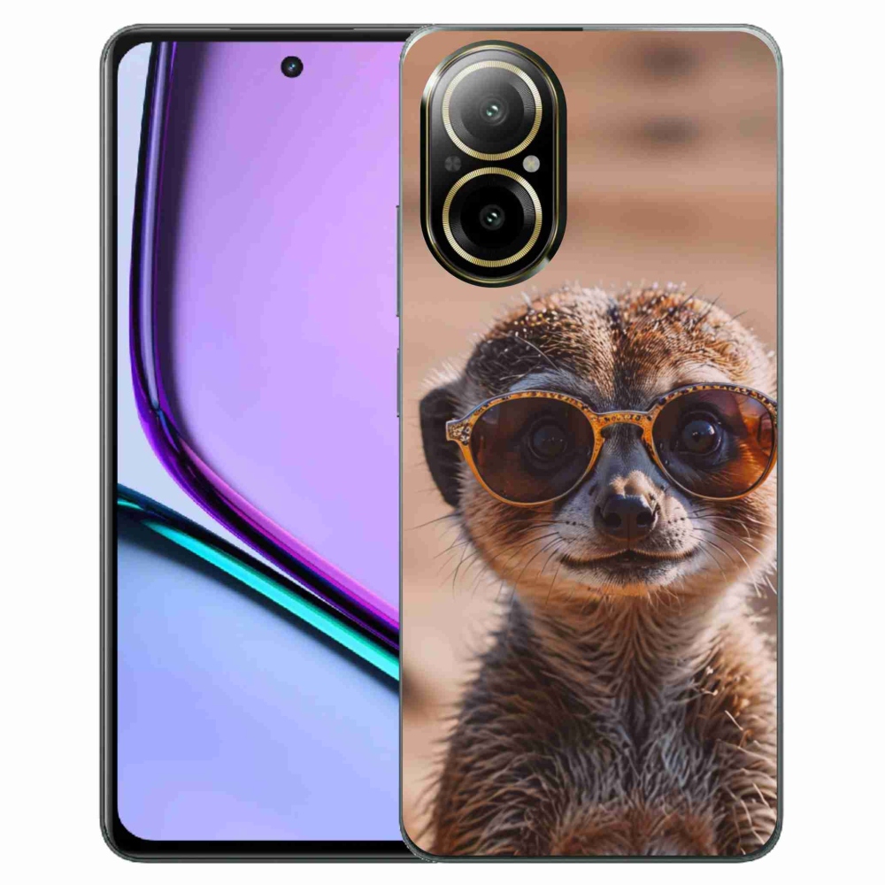 Gelový kryt mmCase na Realme C67 - stylová surikata
