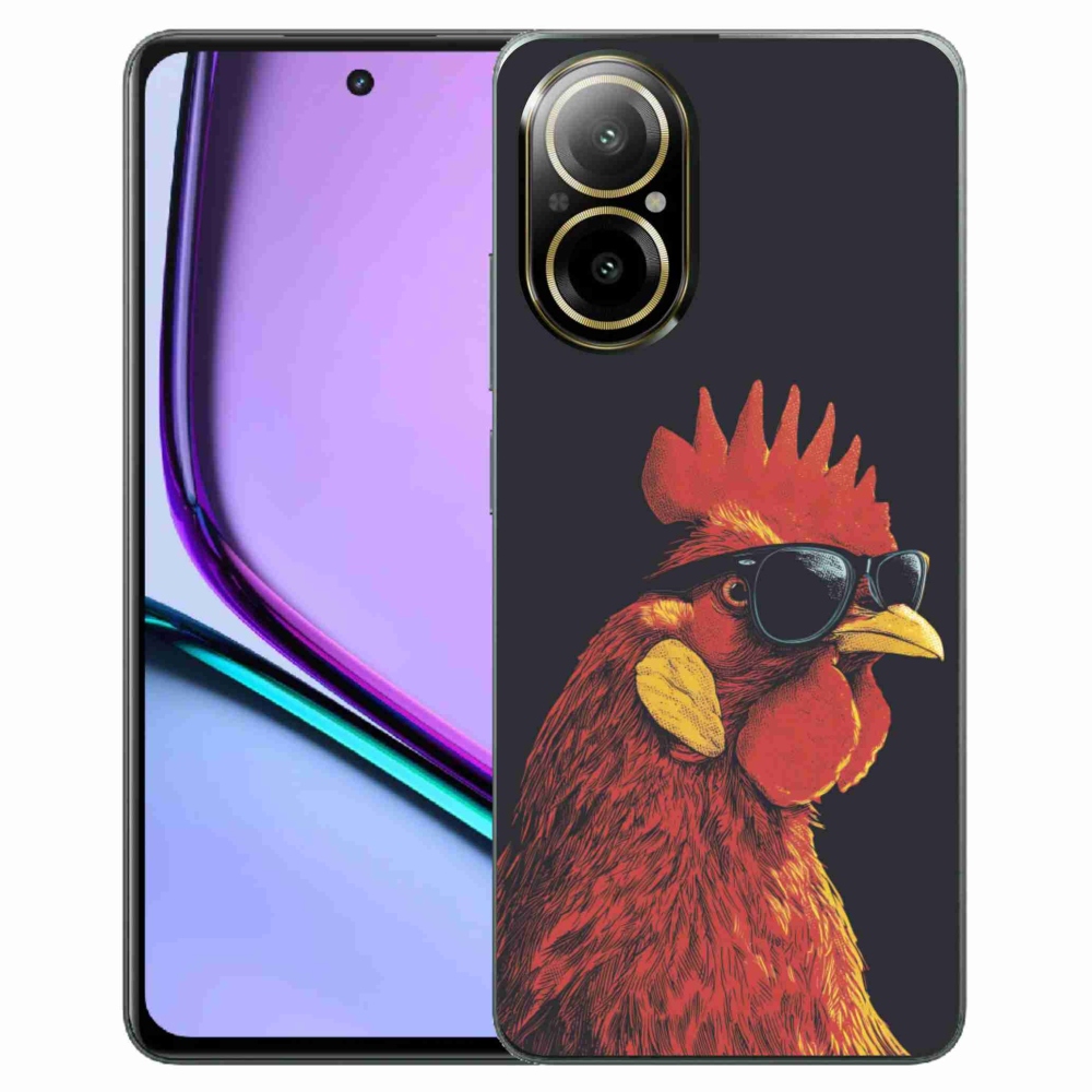 Gelový kryt mmCase na Realme C67 - stylový kohout