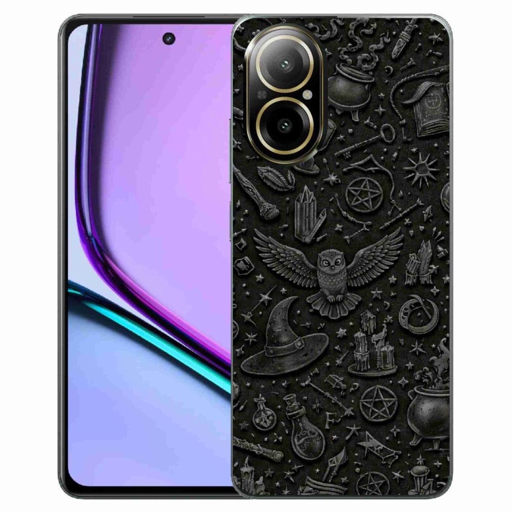 Gelový kryt mmCase na Realme C67 - tmavý magický svět