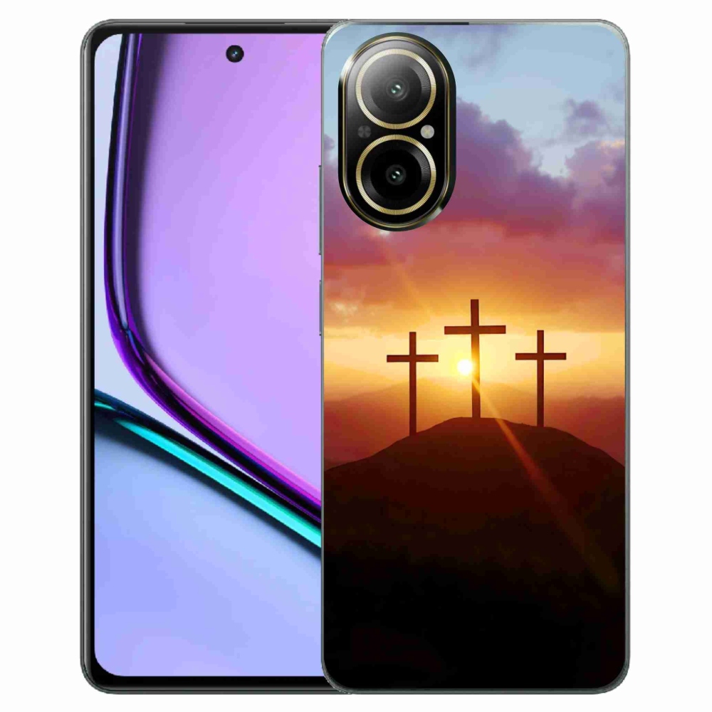 Gelový kryt mmCase na Realme C67 - tři kříže