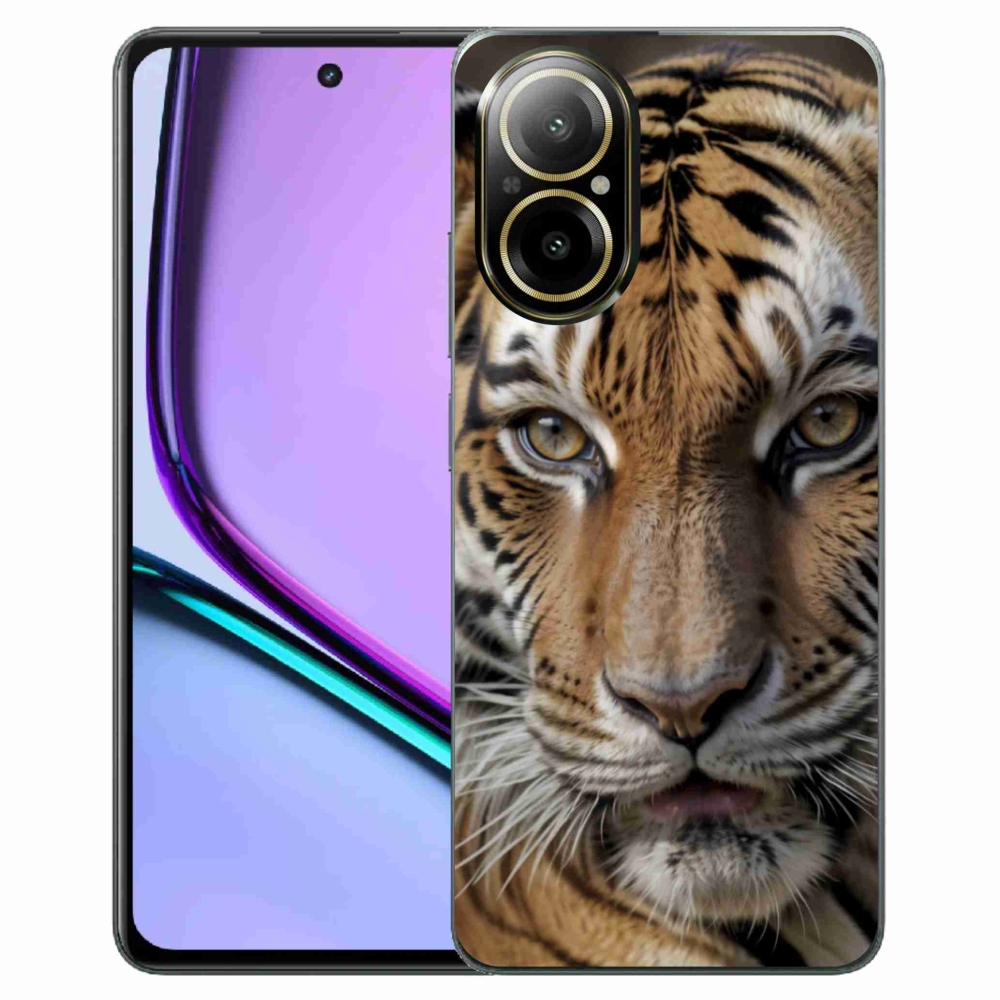 Gelový kryt mmCase na Realme C67 - tygří pohled