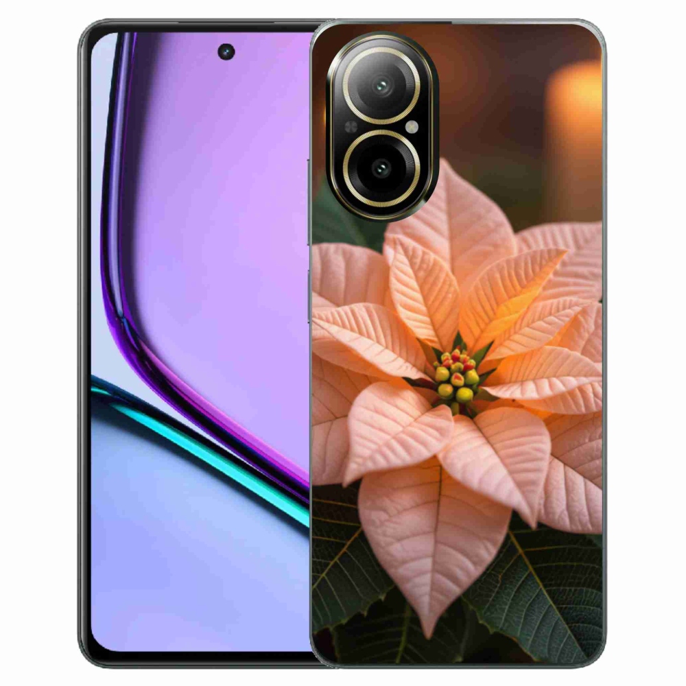 Gelový kryt mmCase na Realme C67 - vánoční hvězda