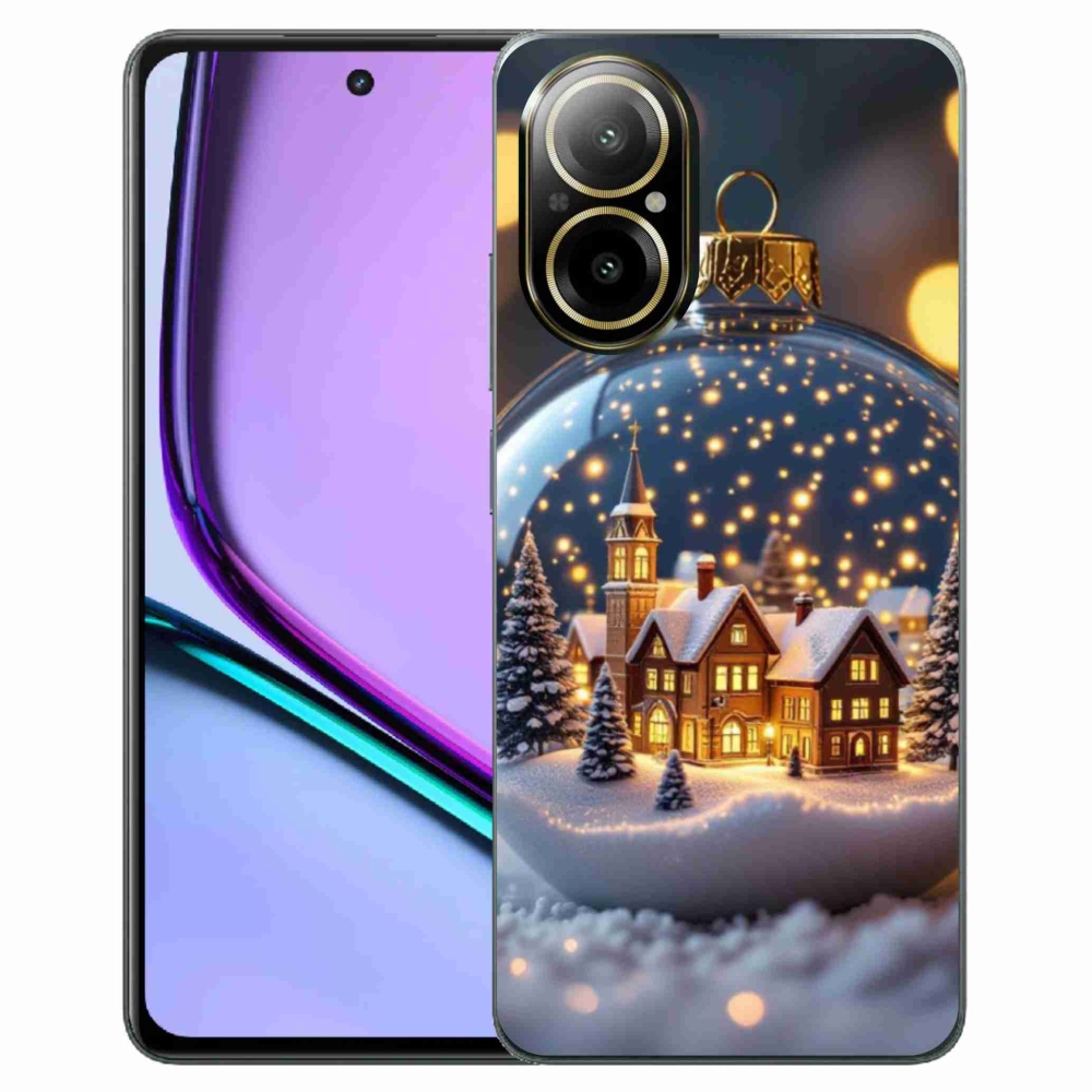 Gelový kryt mmCase na Realme C67 - vánoční koule 4