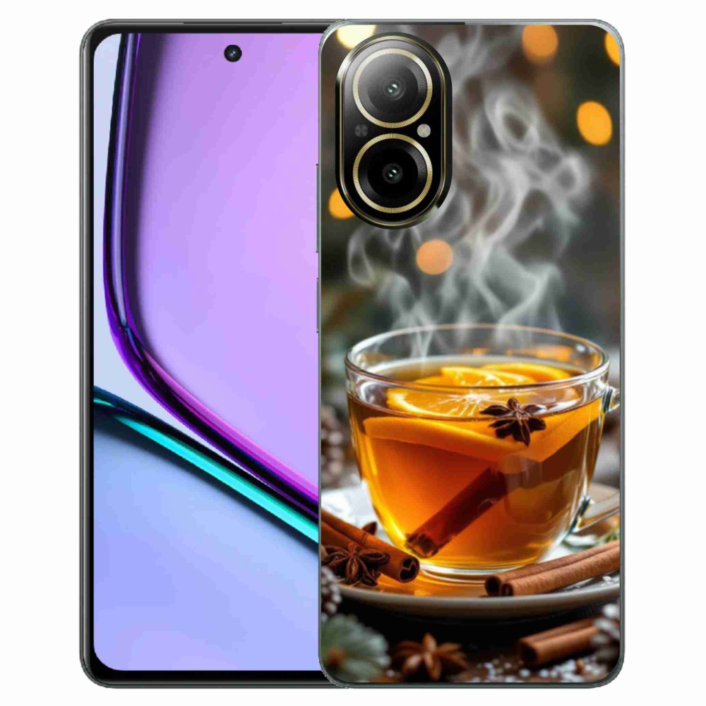 Gelový kryt mmCase na Realme C67 - vánoční punč