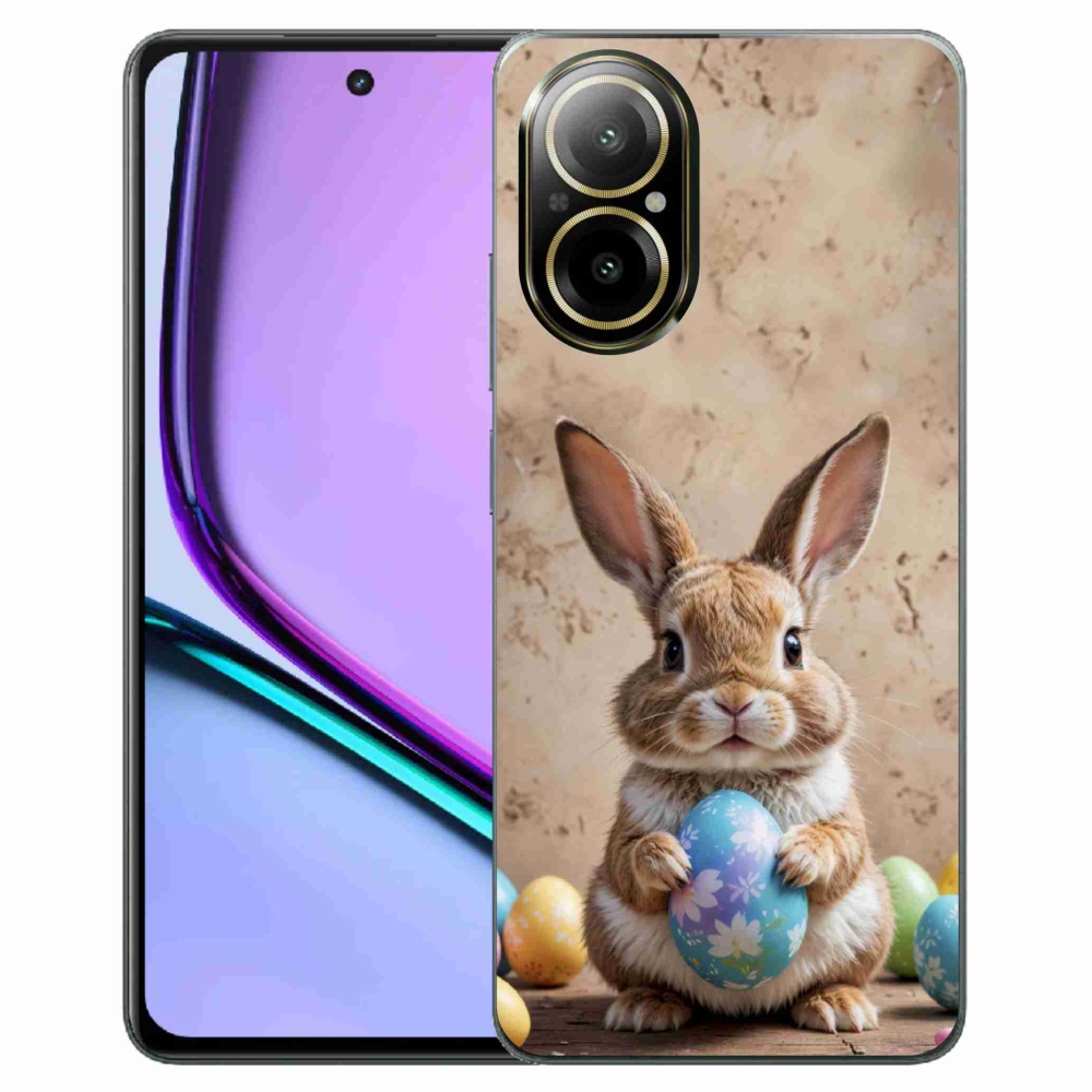 Gelový kryt mmCase na Realme C67 - velikonoční králíček