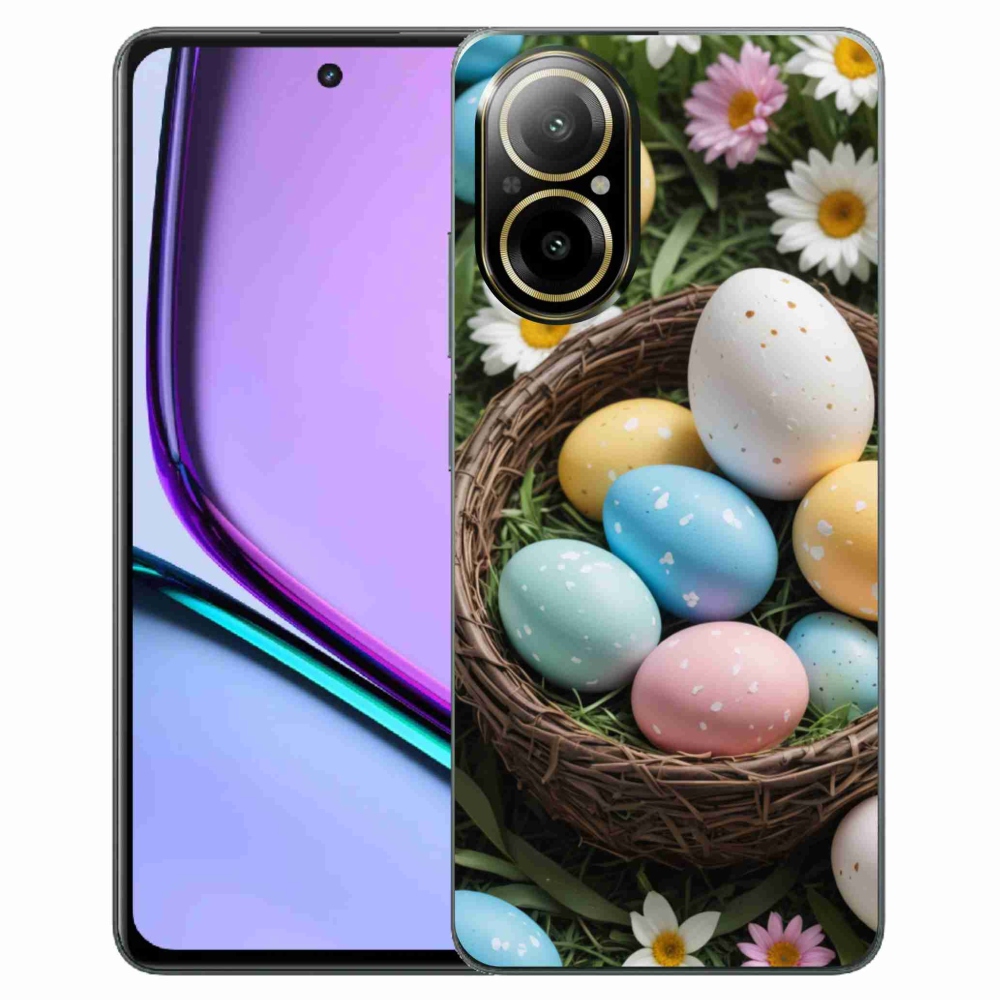 Gelový kryt mmCase na Realme C67 - velikonoční vajíčka 2