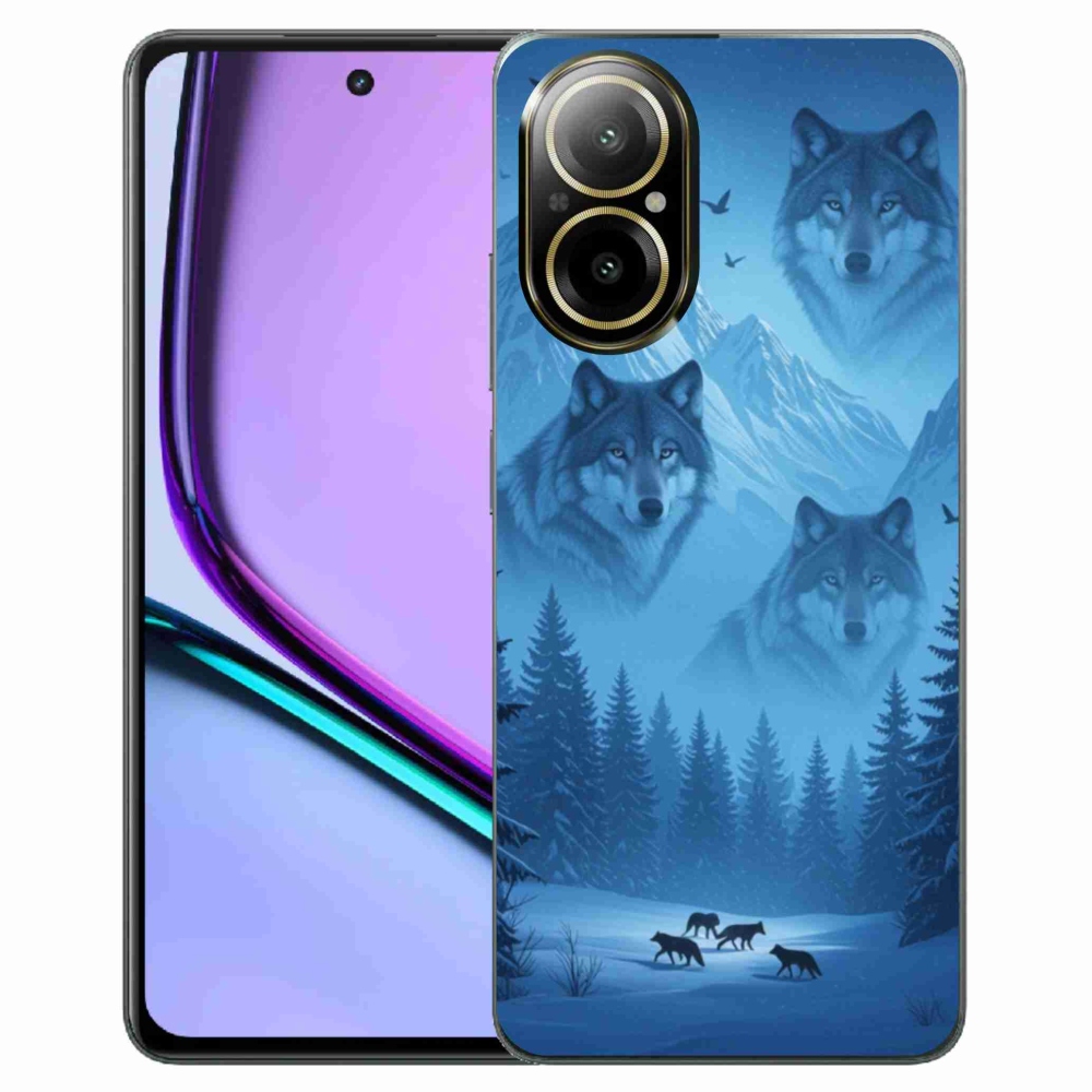 Gelový kryt mmCase na Realme C67 - vlčí smečka