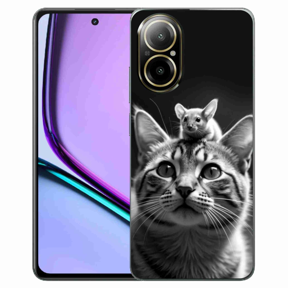 Gelový kryt mmCase na Realme C67 - zvířecí přátelství 2