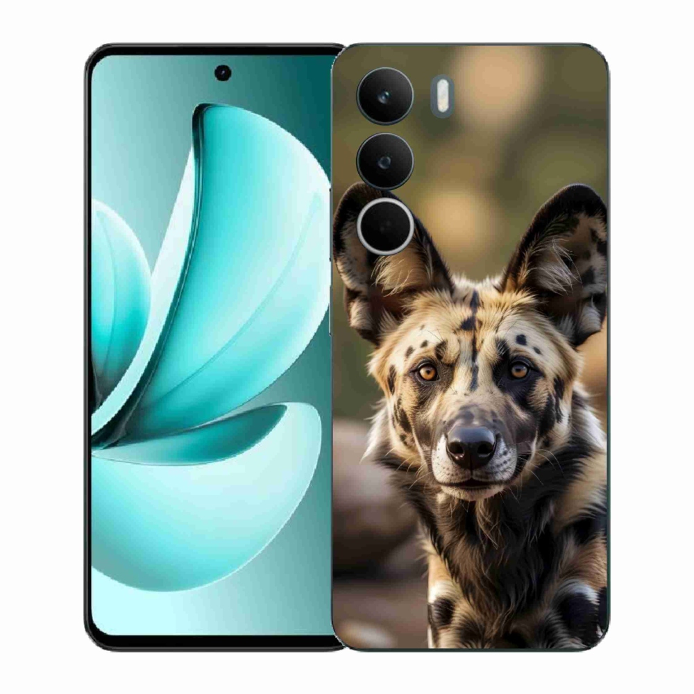 Gelový kryt mmCase na Realme C71 - africký divoký pes