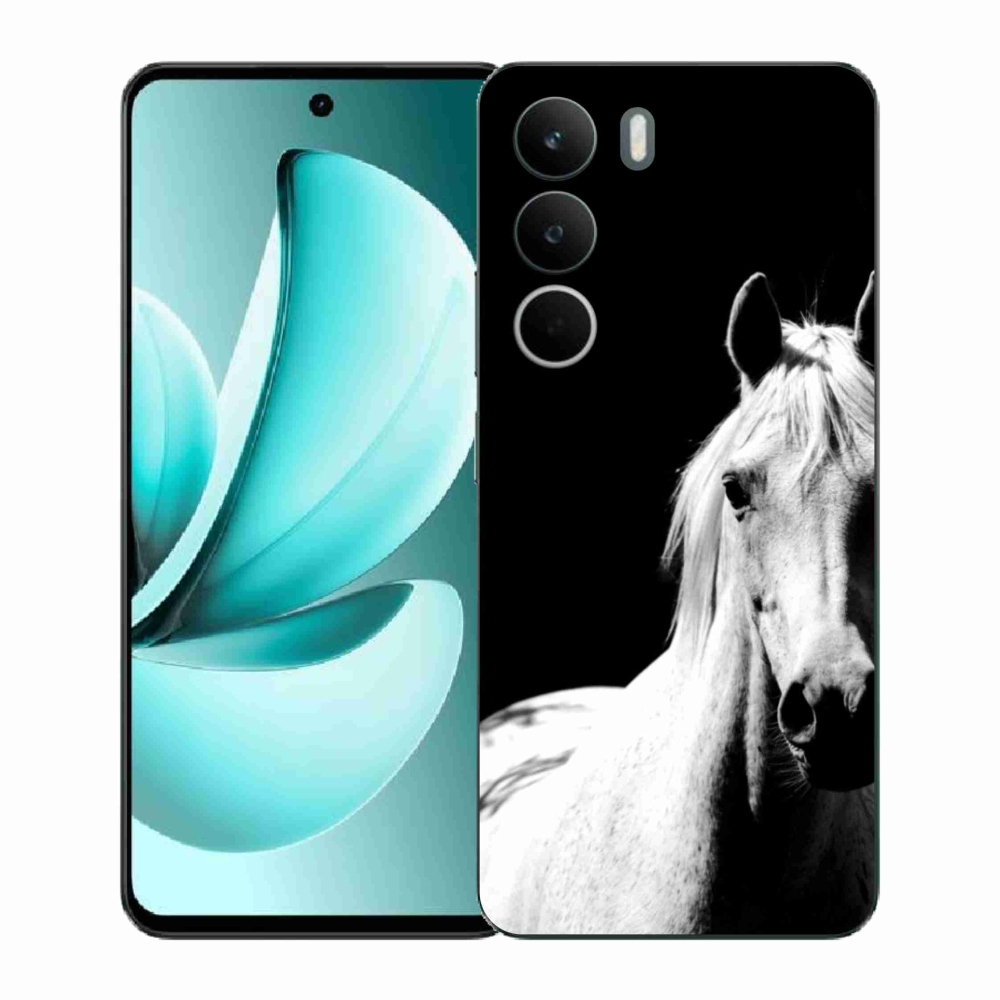 Gelový kryt mmCase na Realme C71 - bílý kůň 5