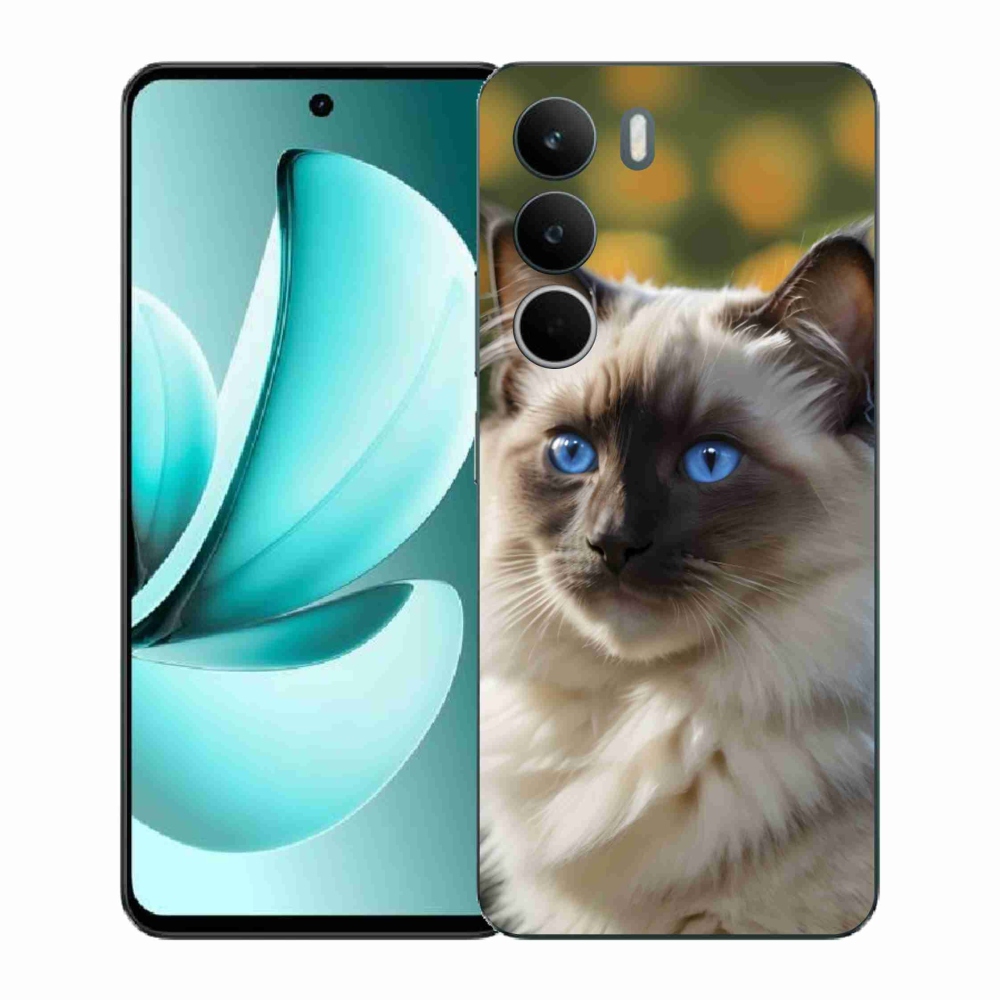 Gelový kryt mmCase na Realme C71 - bílý ragdoll