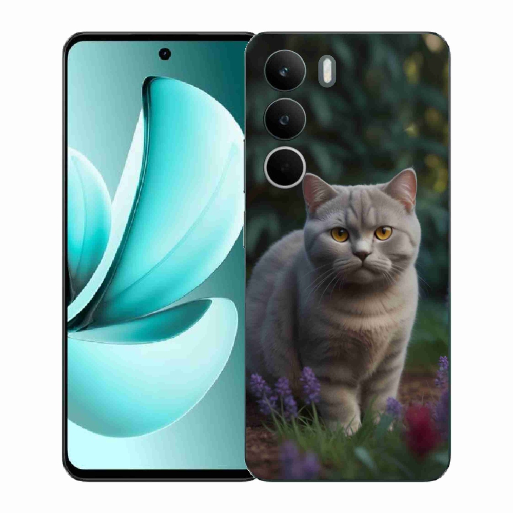 Gelový kryt mmCase na Realme C71 - britská kočka