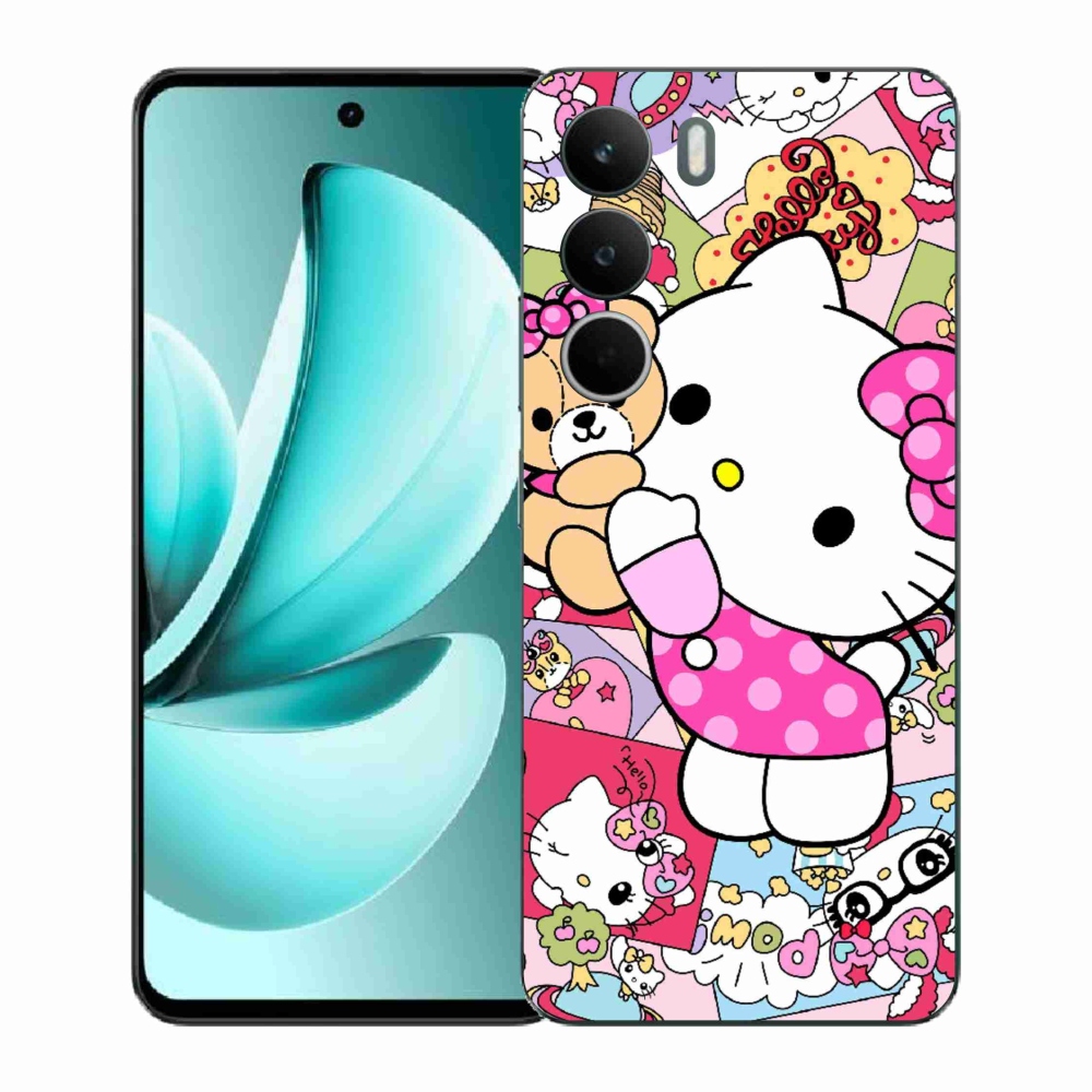 Gelový kryt mmCase na Realme C71 - cute kitty