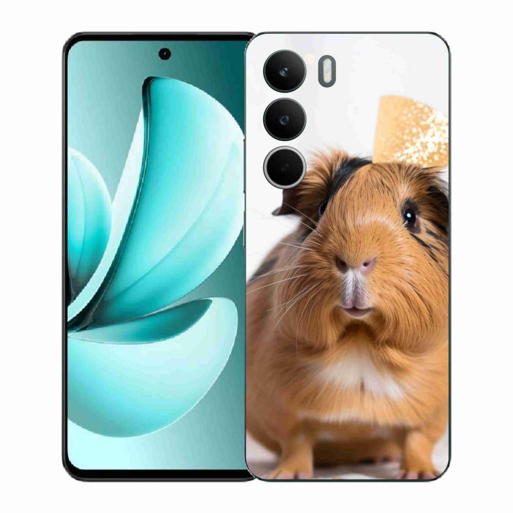 Gelový kryt mmCase na Realme C71 - hnědé morče