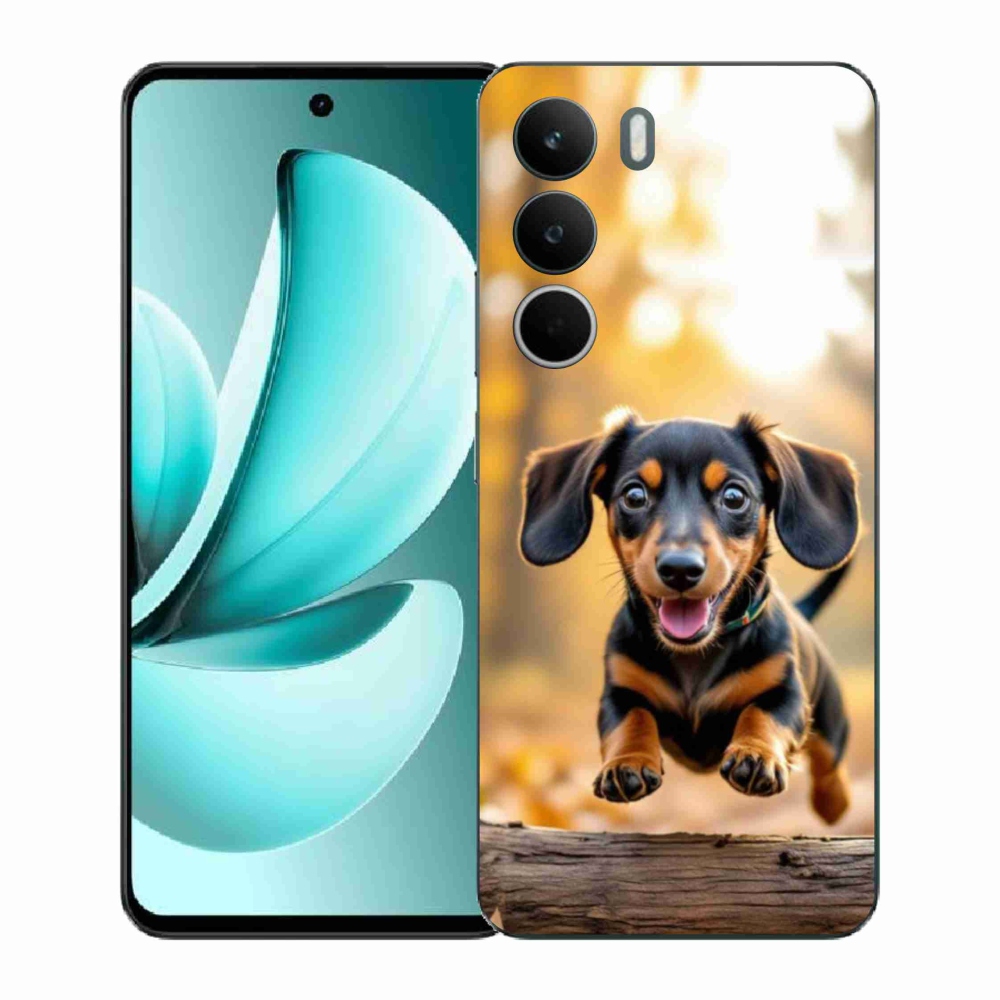 Gelový kryt mmCase na Realme C71 - jezevčík 2