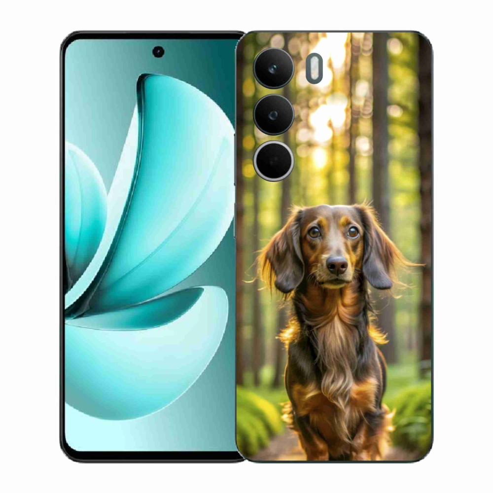 Gelový kryt mmCase na Realme C71 - jezevčík 4
