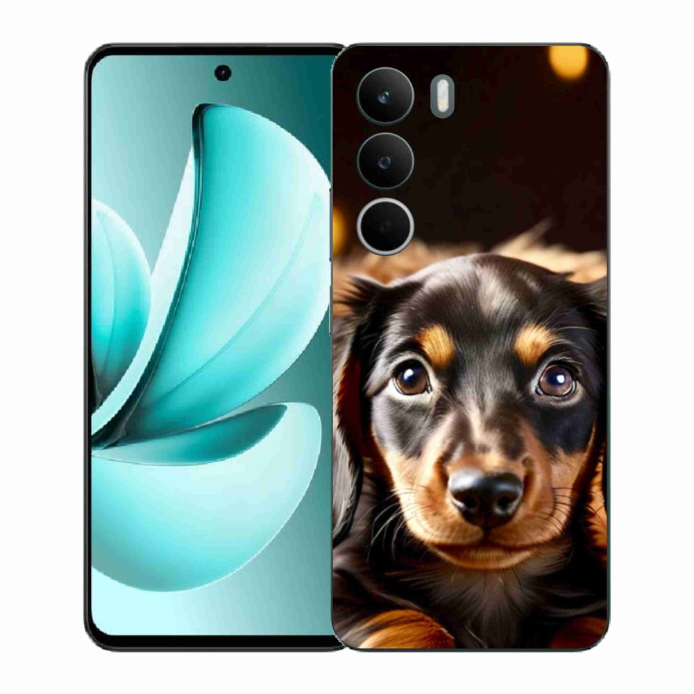 Gelový kryt mmCase na Realme C71 - jezevčík