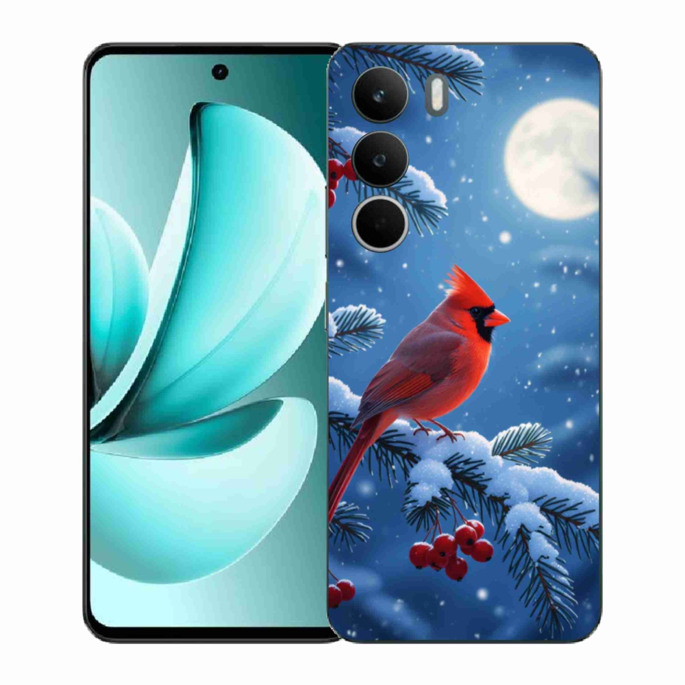 Gelový kryt mmCase na Realme C71 - kardinál červený