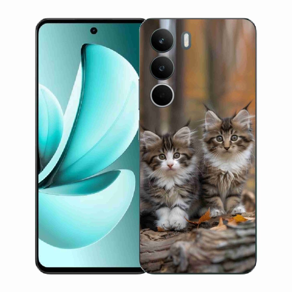 Gelový kryt mmCase na Realme C71 - kočičí duo 3
