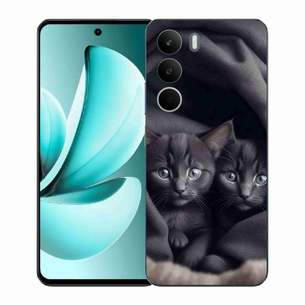 Gelový kryt mmCase na Realme C71 - kočičí duo