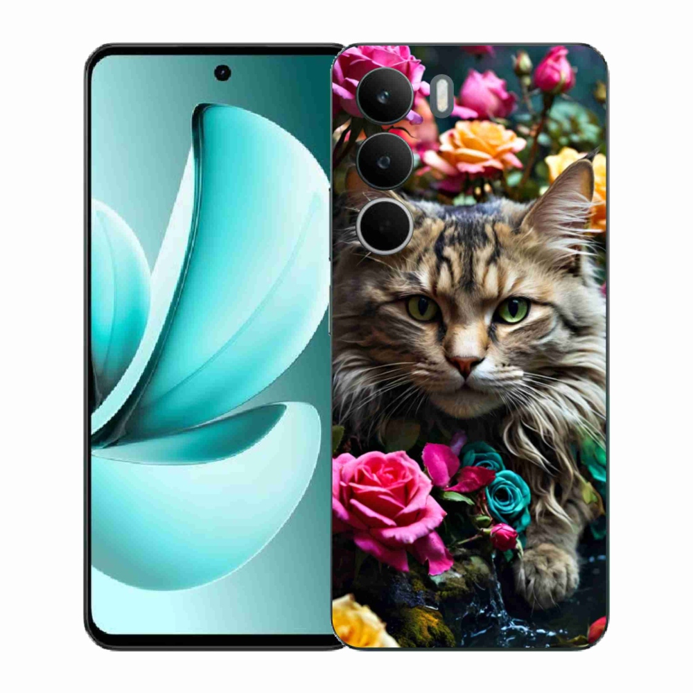Gelový kryt mmCase na Realme C71 - kočíčí pohled 2