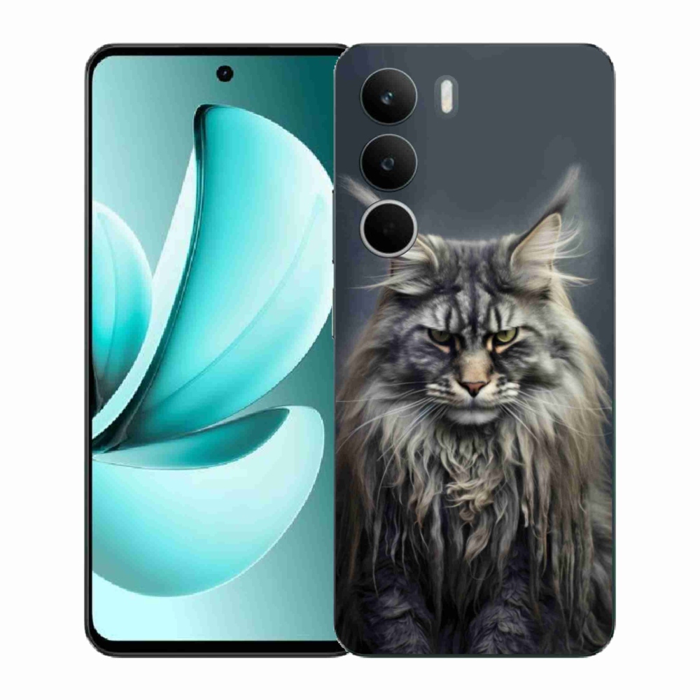 Gelový kryt mmCase na Realme C71 - kočíčí pohled 4