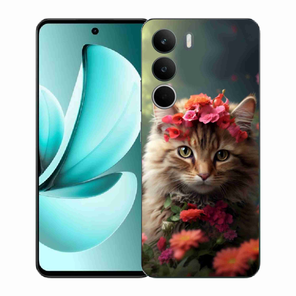 Gelový kryt mmCase na Realme C71 - kočíčí princezna